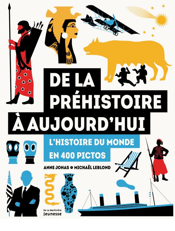 De la préhistoire à aujourd'hui, l'histoire du monde en 400 pictos