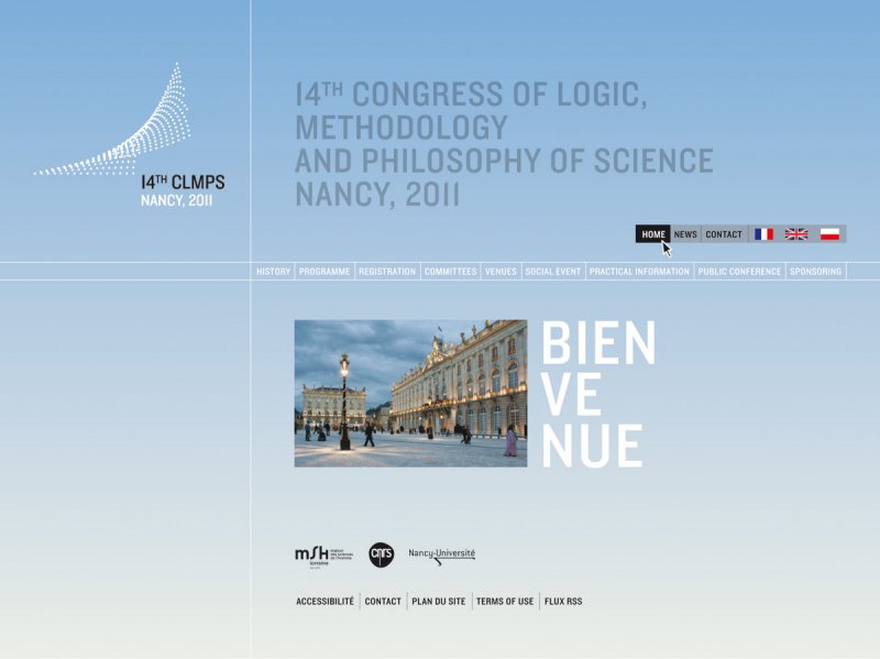 CLMPS (14th Congress of Logic, Methodology and Philosophy of Science, Nancy 2011)